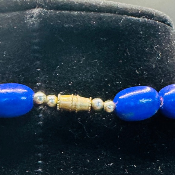 Big Purple Beaded Necklace - Picture 4 of 4